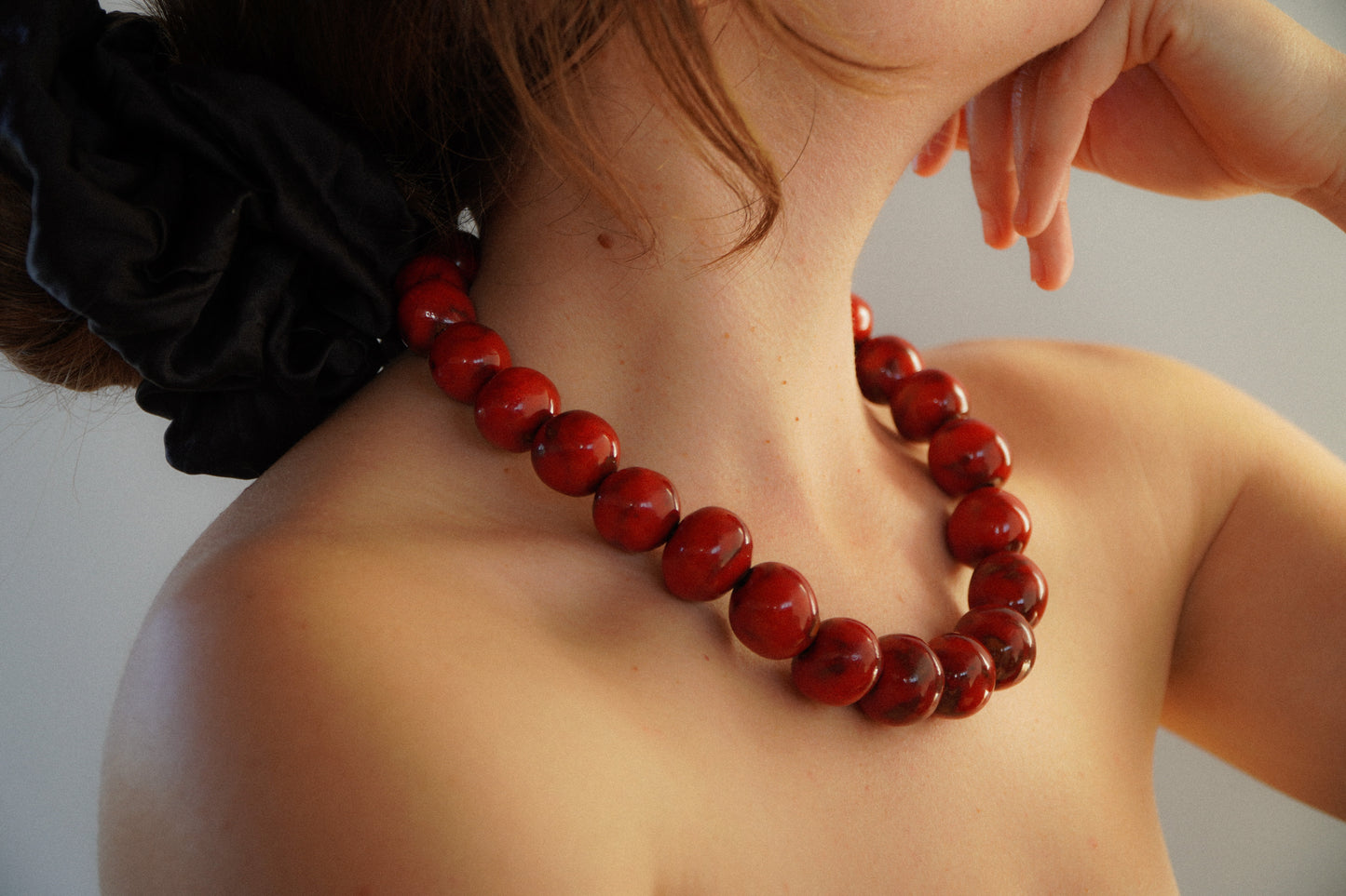 Collar Rosella Rojo Grande