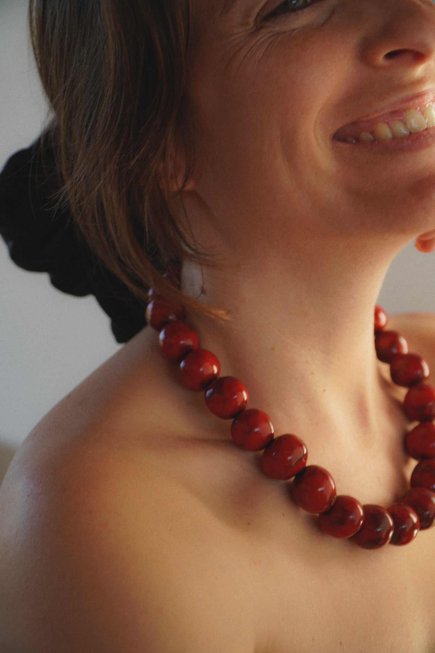 Collar Rosella Rojo Grande
