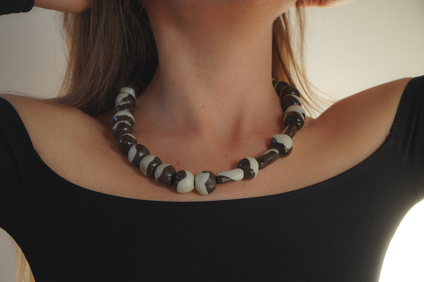 Collar Moon Porcelana