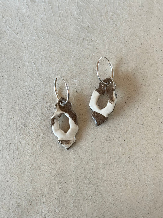 Pendientes Ikat B&W
