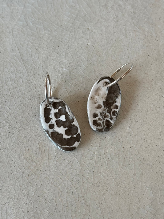 Pendientes Oval B&W