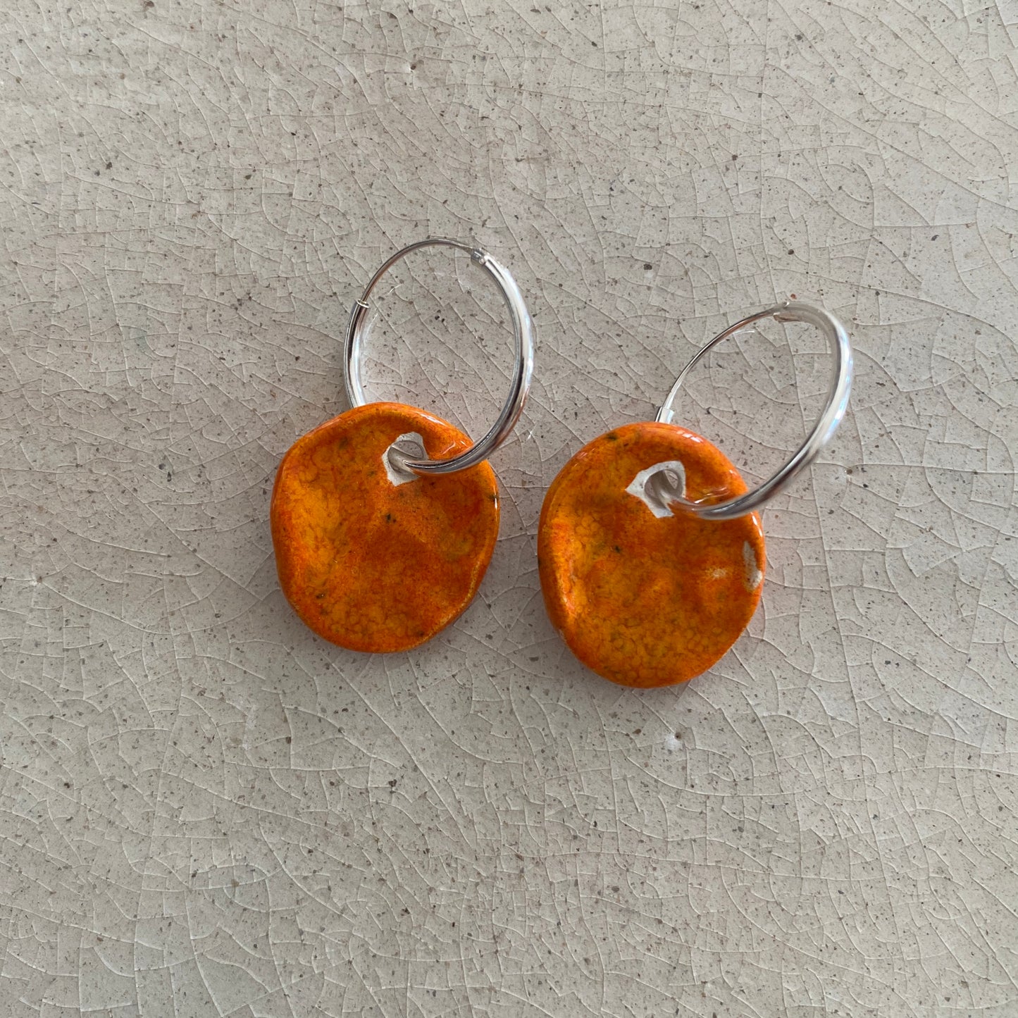 Pendientes Full Circle Naranjas