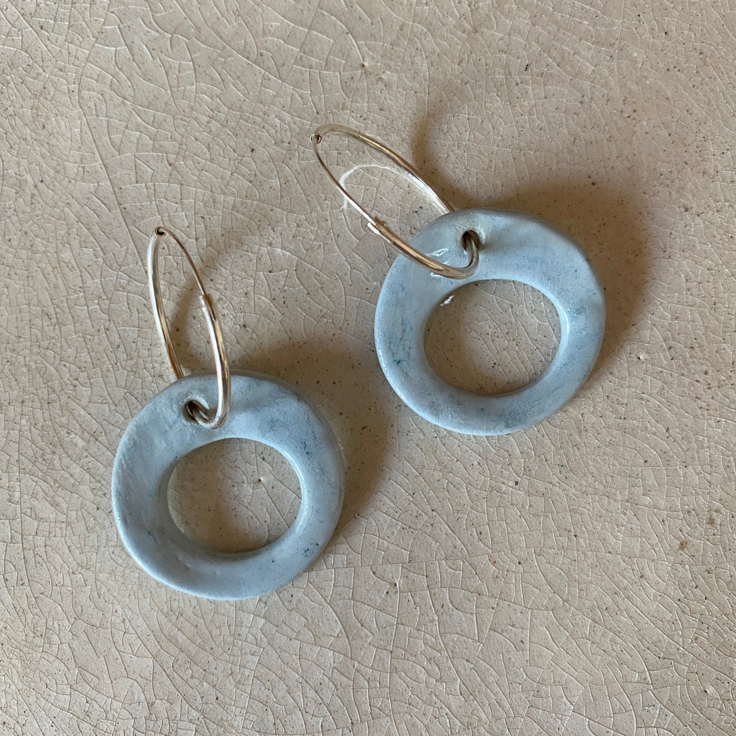 Lagoon Big Circle Earrings