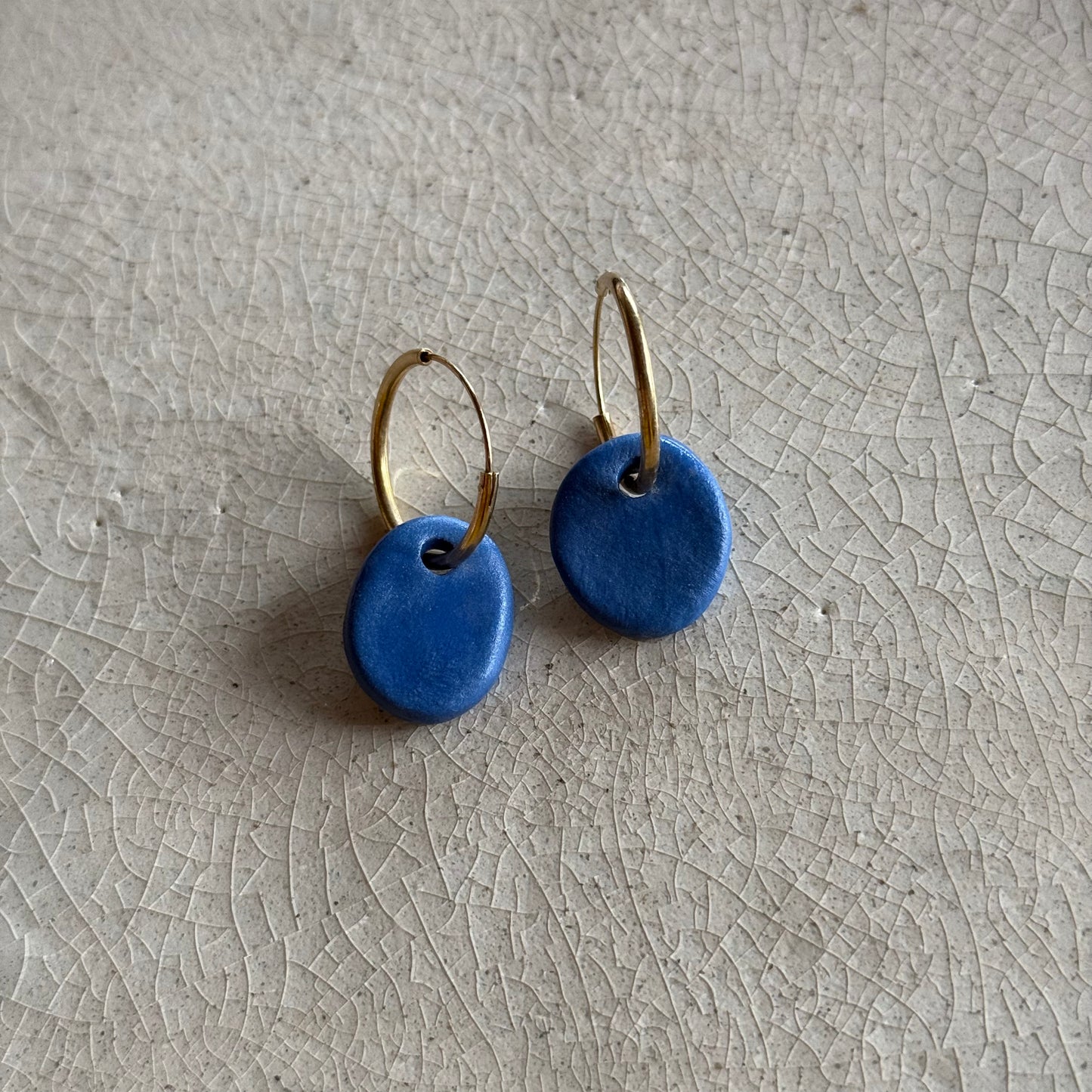 Pendientes Mini Circle Azules